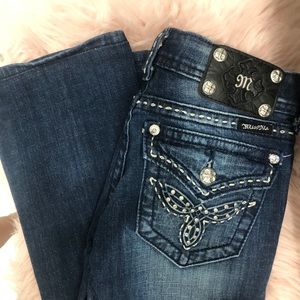 Miss Me Dark Blue Boot Cut Jeans